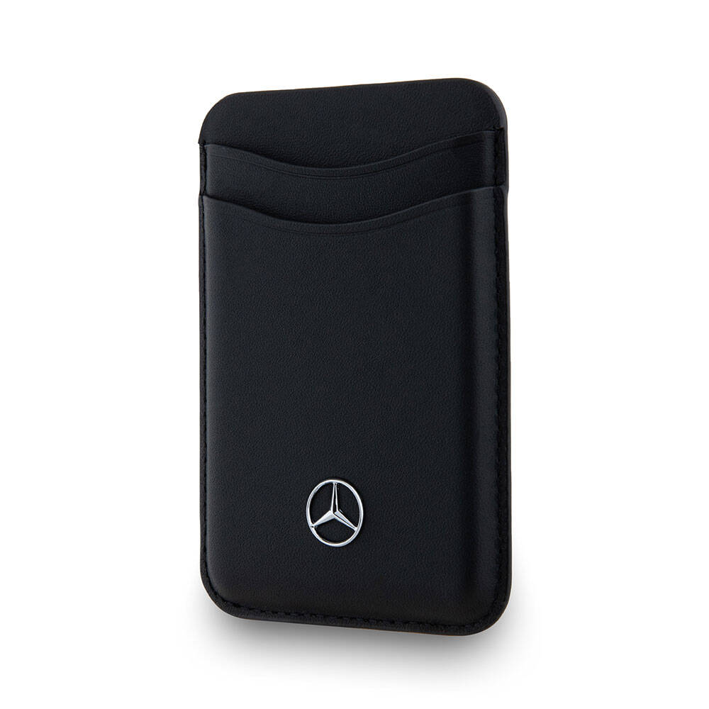 Mercedes Benz Orjinal Lisanslı 2 Hazneli Metal Logolu Deri Magnetik Kartlık Mercedes Benz Orjinal Lisanslı 2 Hazneli Metal Logolu Deri Magnetik Kartlık
